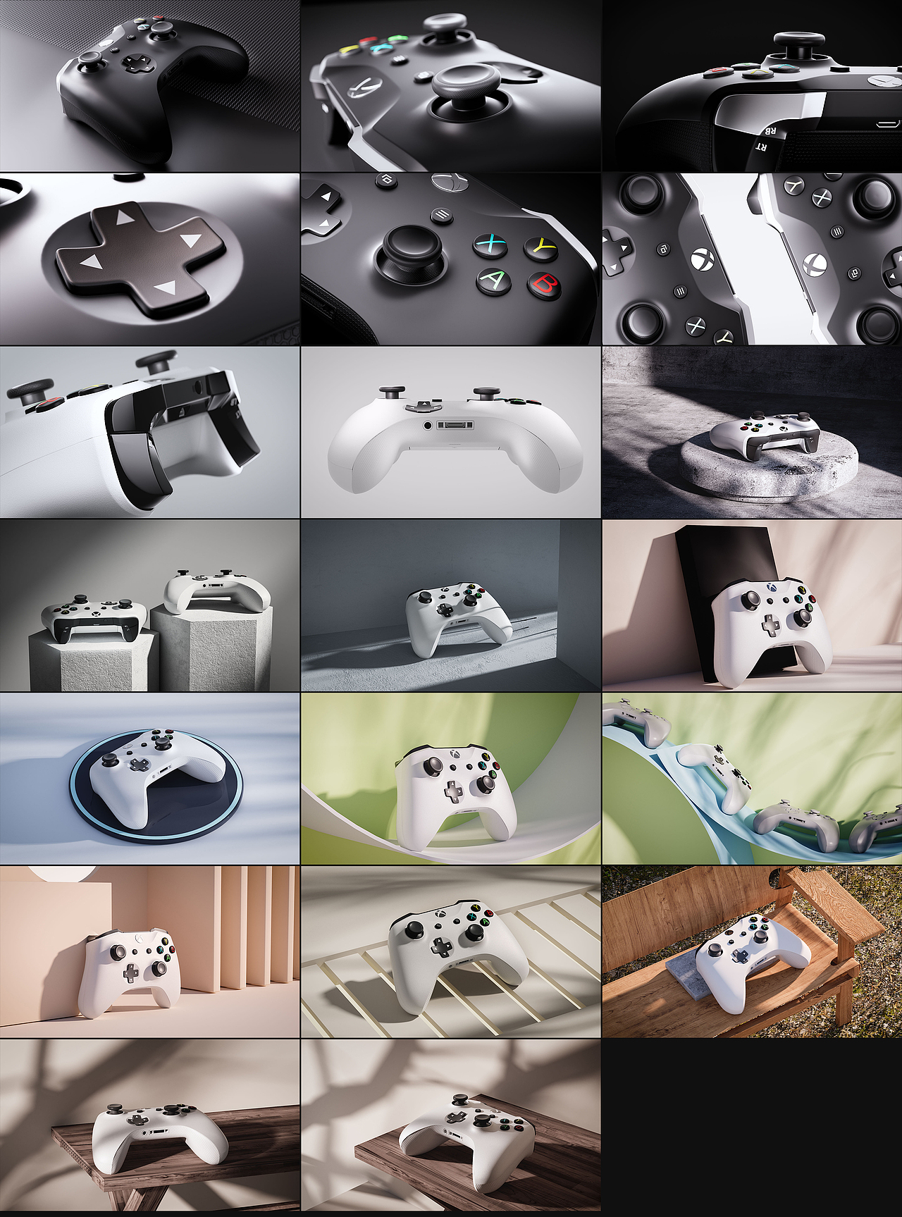 一些手柄渲染图（图ZMzIyMjc0MTA0） - 产品 - 站酷设计师HePony原创素材 - 站酷ZCOOL