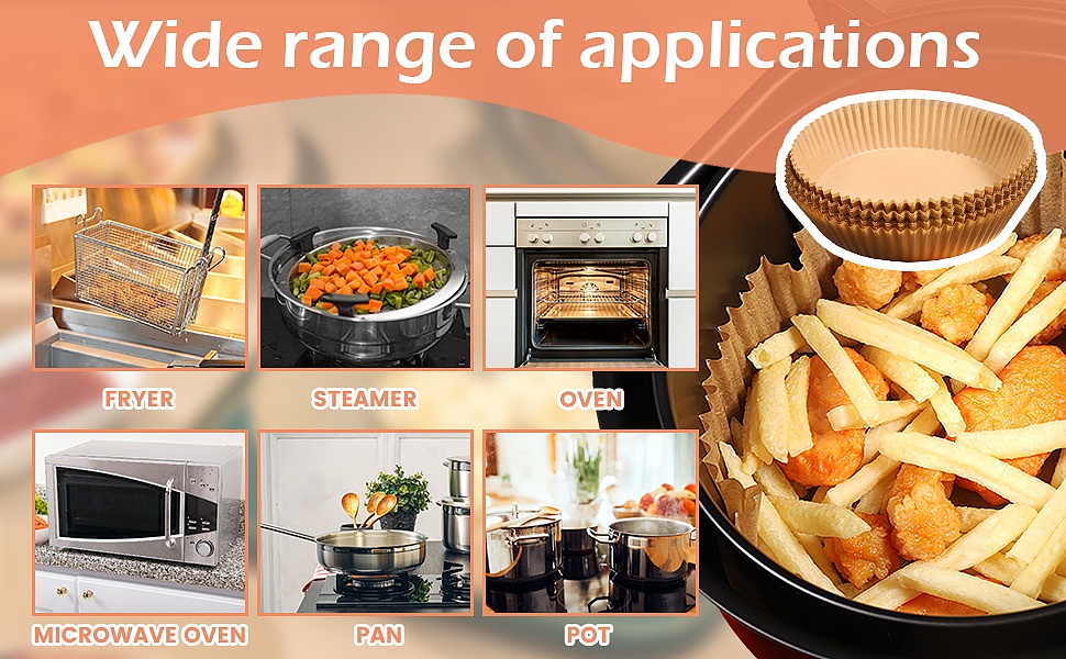 亚马逊空气炸锅纸主图A+设计