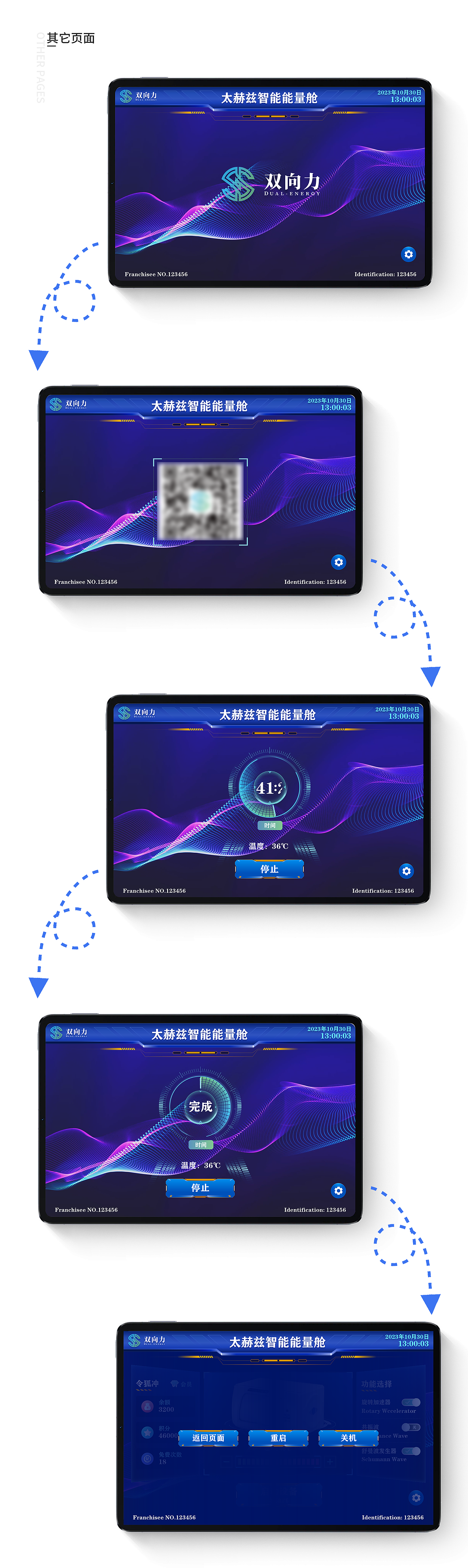 安卓显示屏 终控板 智能能量舱 小舱 UI