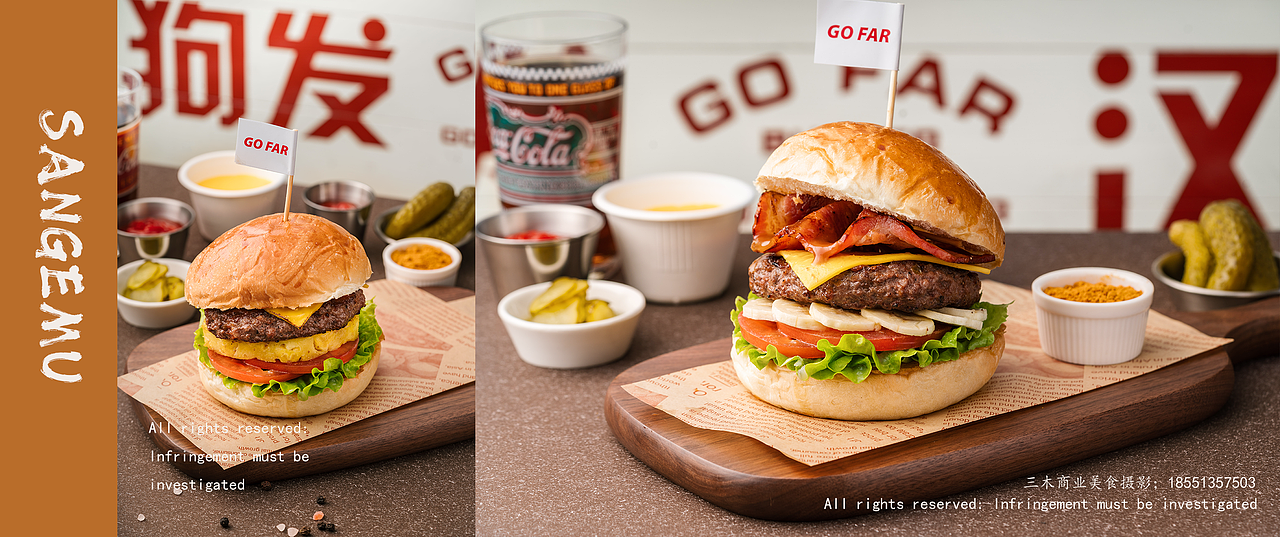 汉堡拍摄（图ZMzU5MzUzNjY0） - 美食摄影 - 站酷设计师食物摄影师三个木原创素材 - 站酷ZCOOL