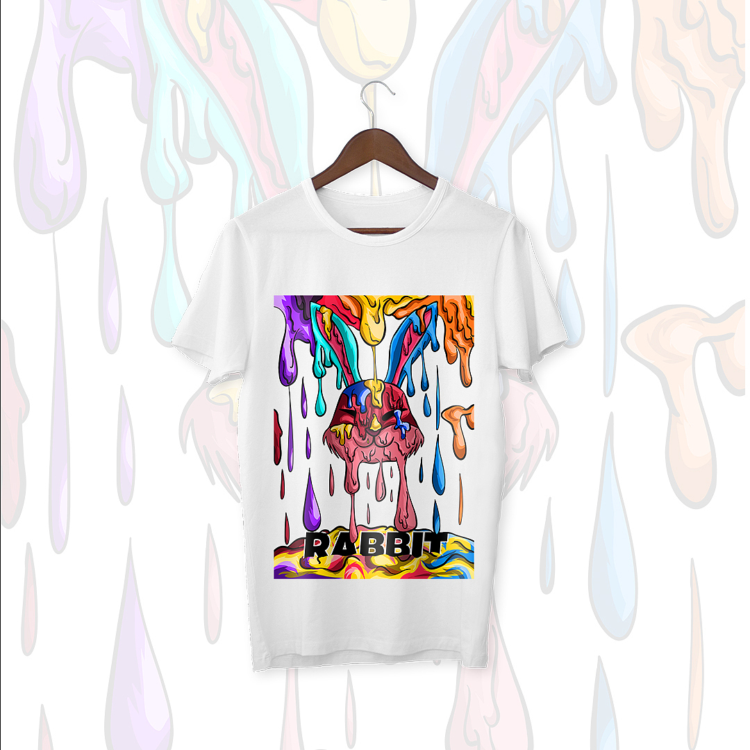 原创插画 卡通兔子