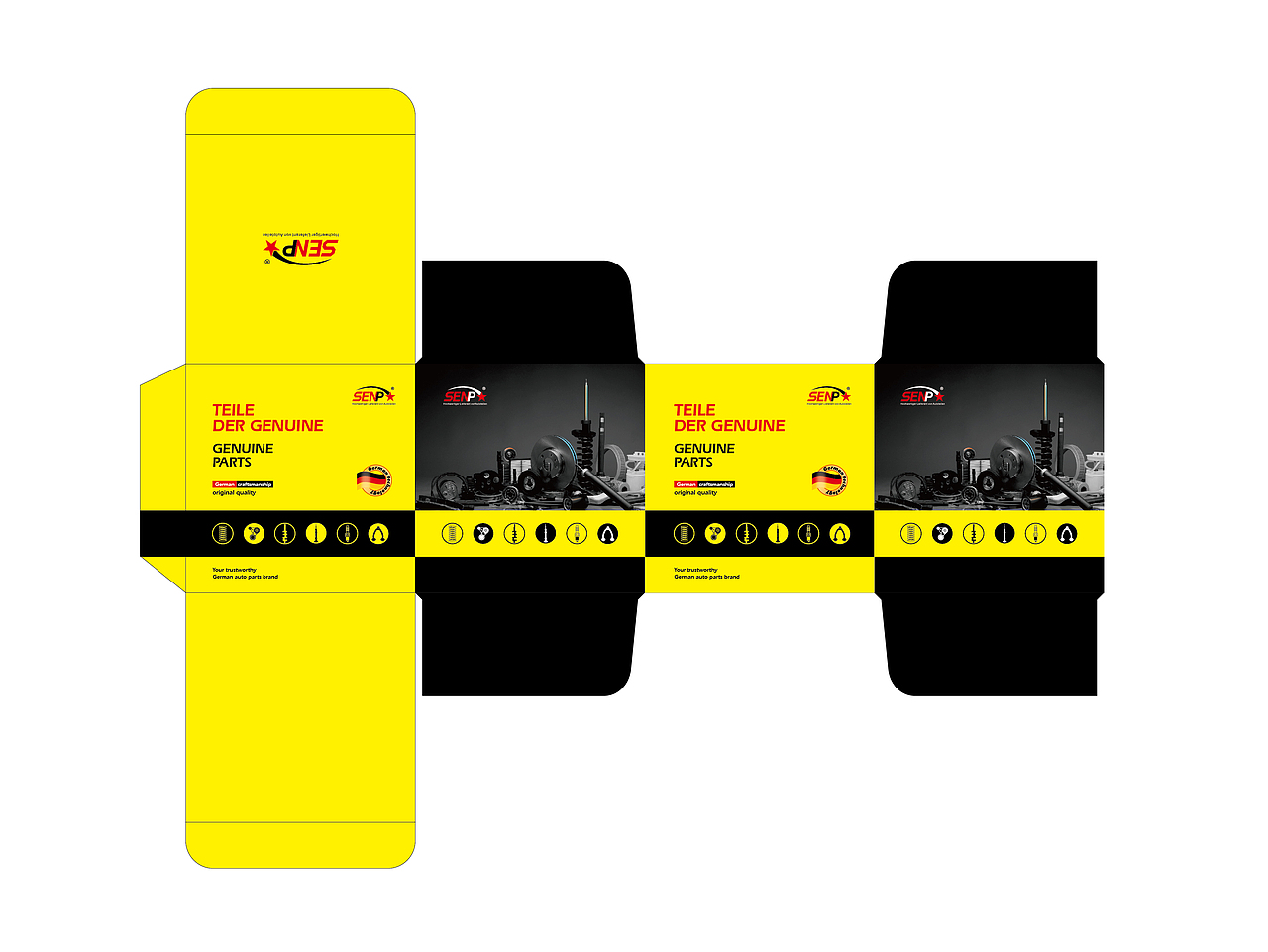 零部件包装盒设计A