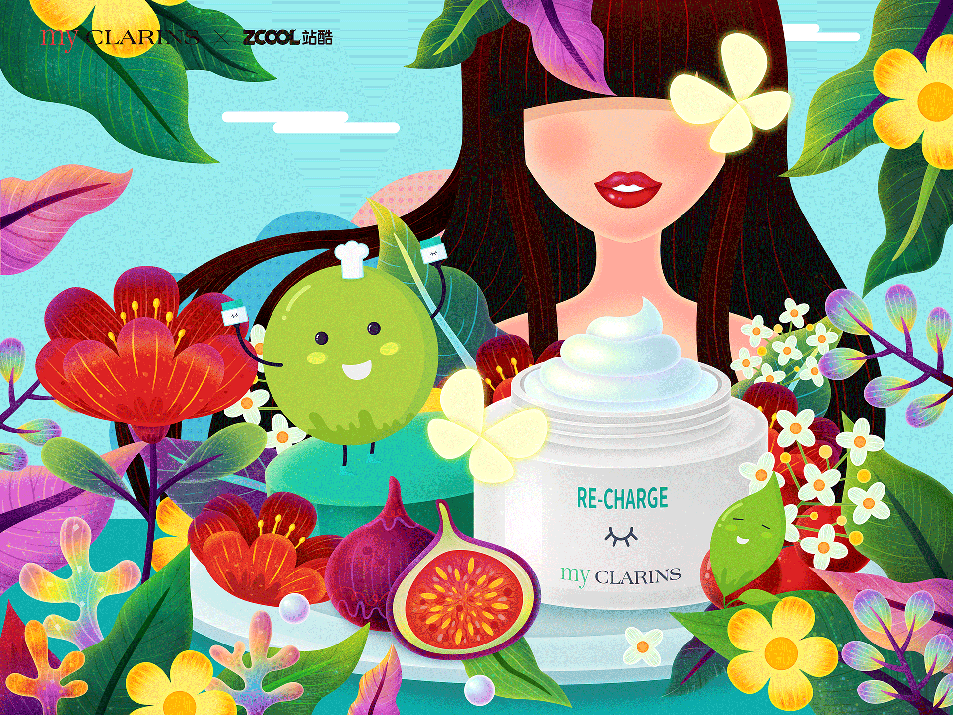 #my CLARINS 寻找天然好食肌# -美肌餐厅（图ZMjk4NzU3NDI0） - 海报 - 站酷设计师dreamer44原创素材 - 站酷ZCOOL