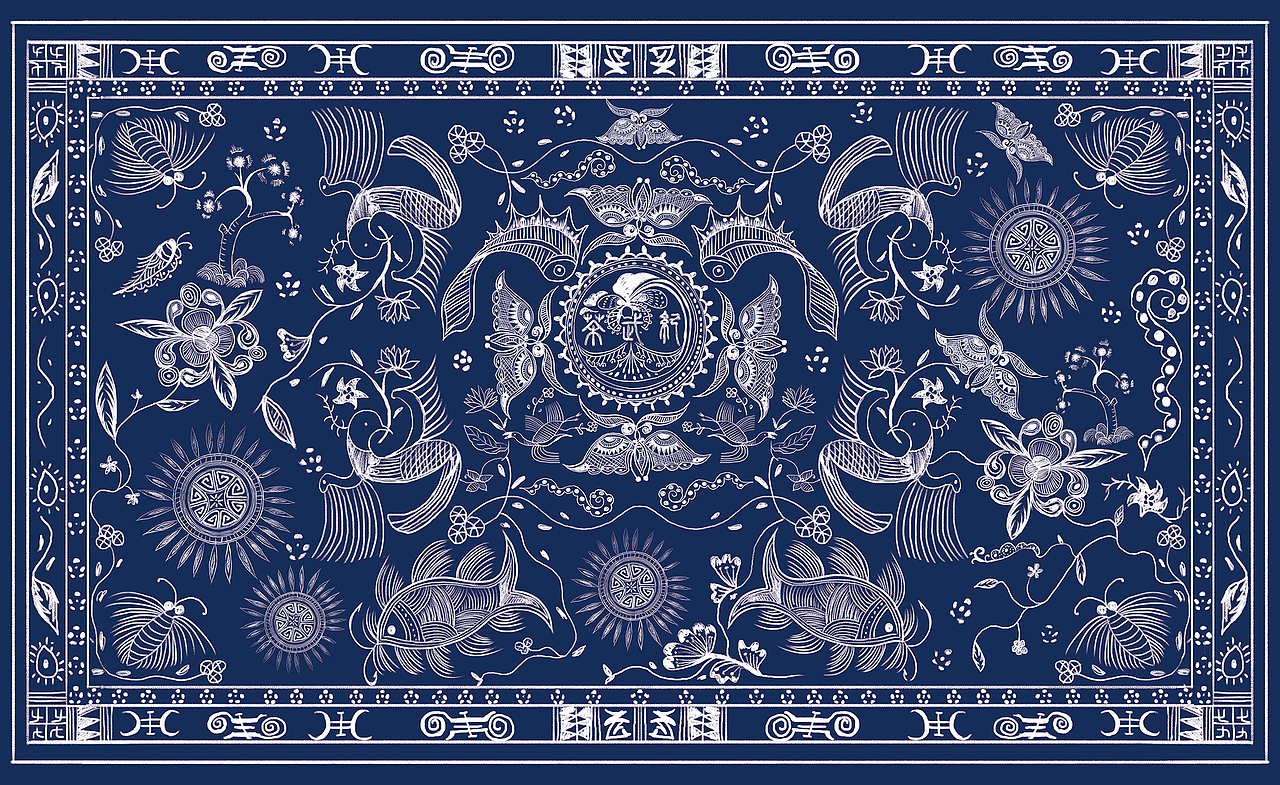 贵州蜡染（图ZMzE4ODgwMzk2） - 商业插画 - 站酷设计师祝鲤原创素材 - 站酷ZCOOL