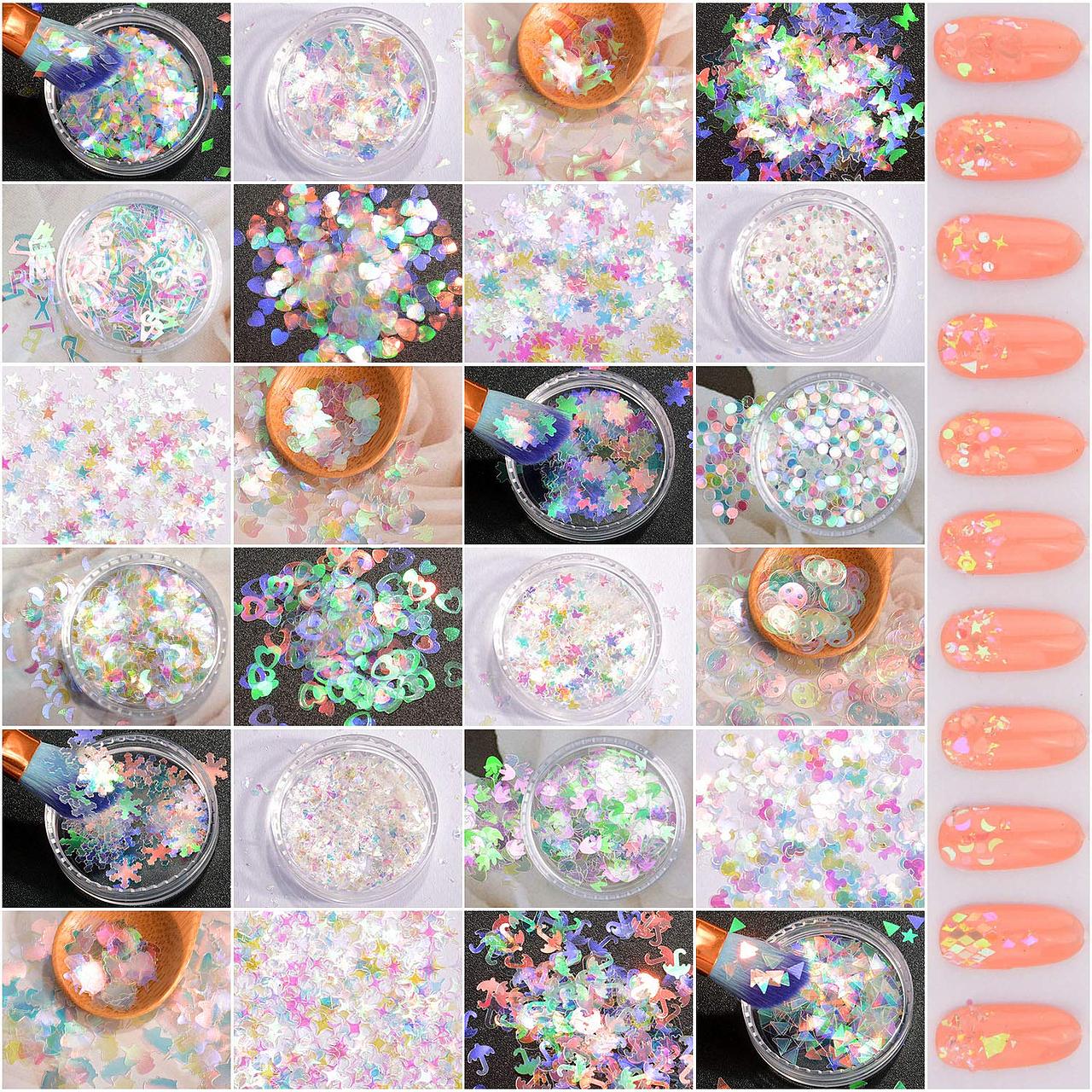 亚马逊主图 美甲 人鱼透明亮片（图ZMzAyODgyNjAw） - 修图/后期 - 站酷设计师甄甄_Phoebe原创素材 - 站酷ZCOOL