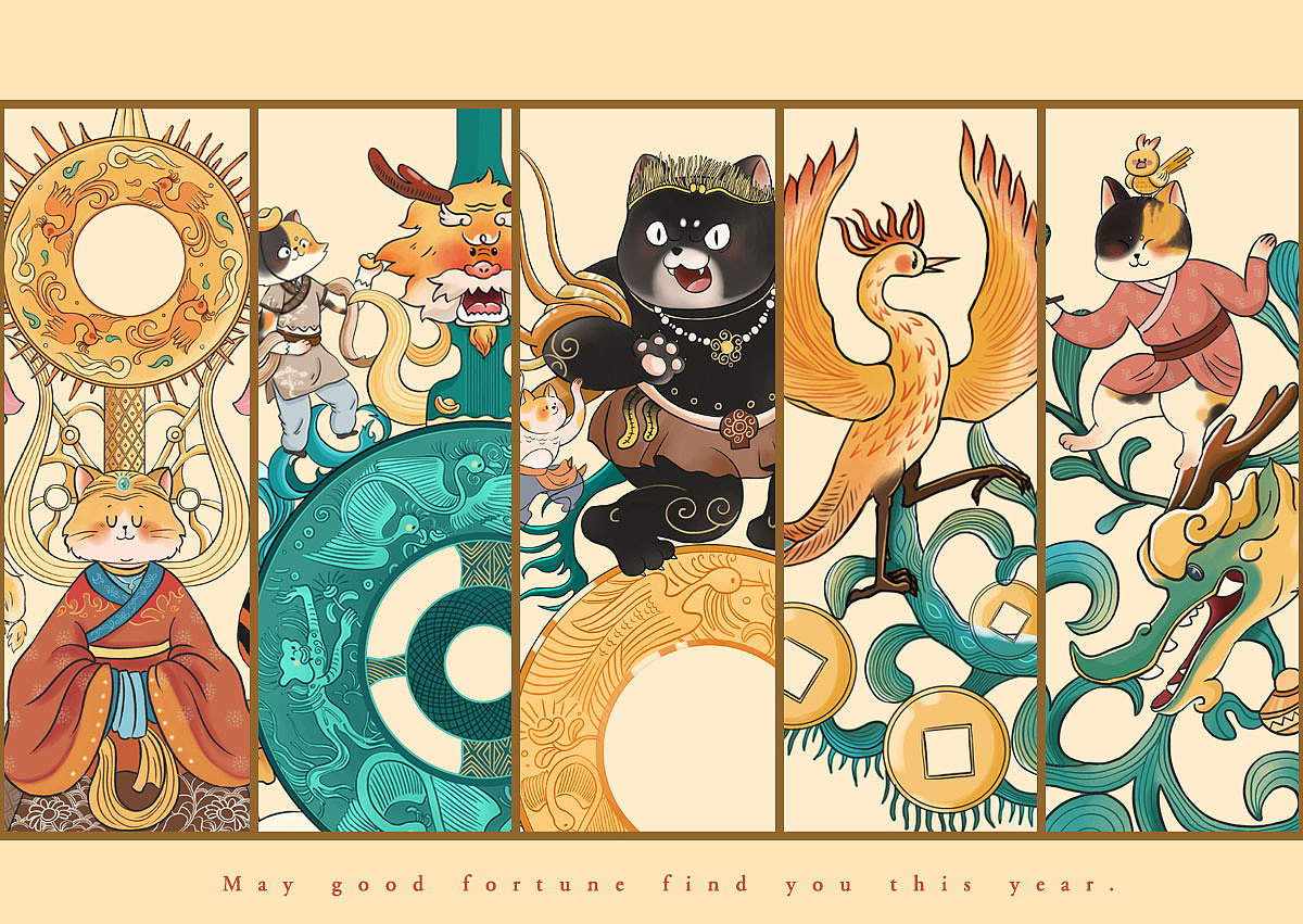 古物焕新-猫猫摇钱树