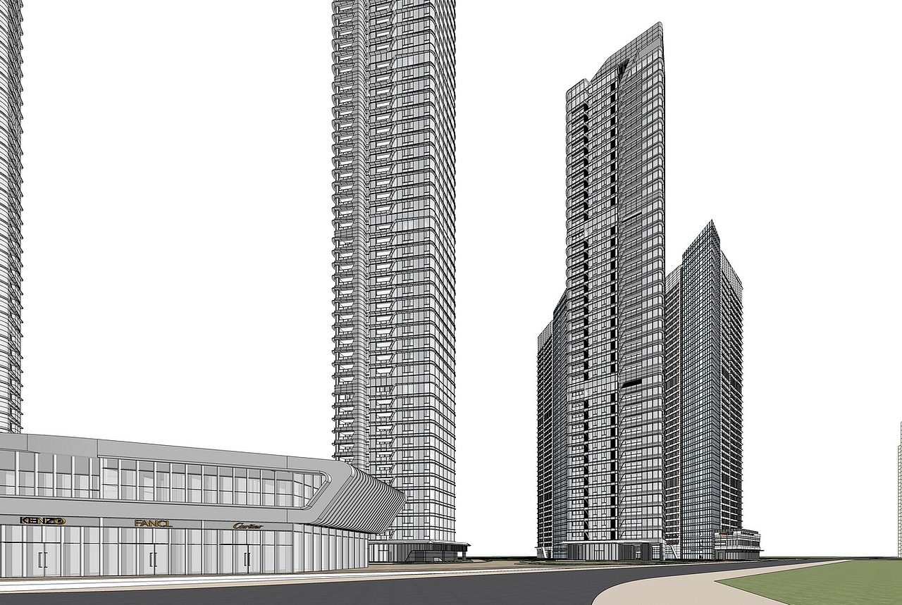 茂之都超高层住宅+公寓SU模型下载（图ZMzAxMDU1MTA0） - 建筑设计 - 站酷设计师素模网原创素材 - 站酷ZCOOL