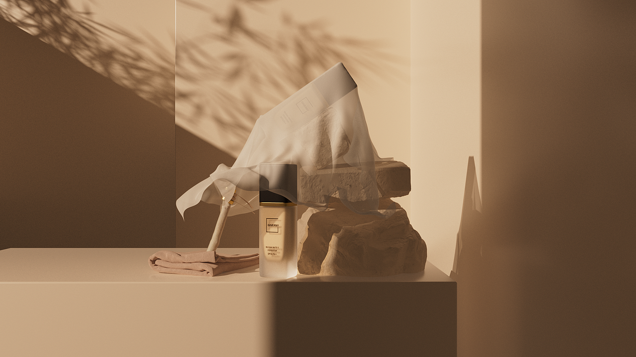 纪梵婷粉底液(产品动画)