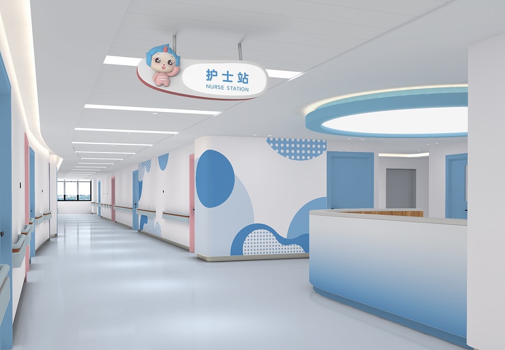 安徽六安妇保院IP形象,导视标识,空间设计