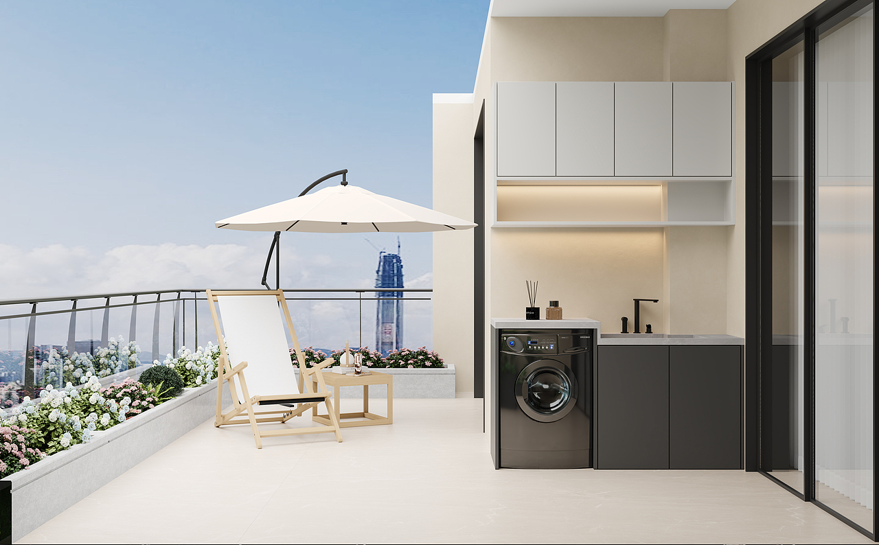 现代黑白-未来效果图