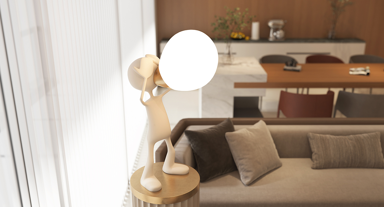 170m²商品住宅改造|住宅空间|现代极简（图ZMzMzNTQ5Njg0） - 酒店餐饮设计 - 站酷设计师设计师Hobo原创素材 - 站酷ZCOOL