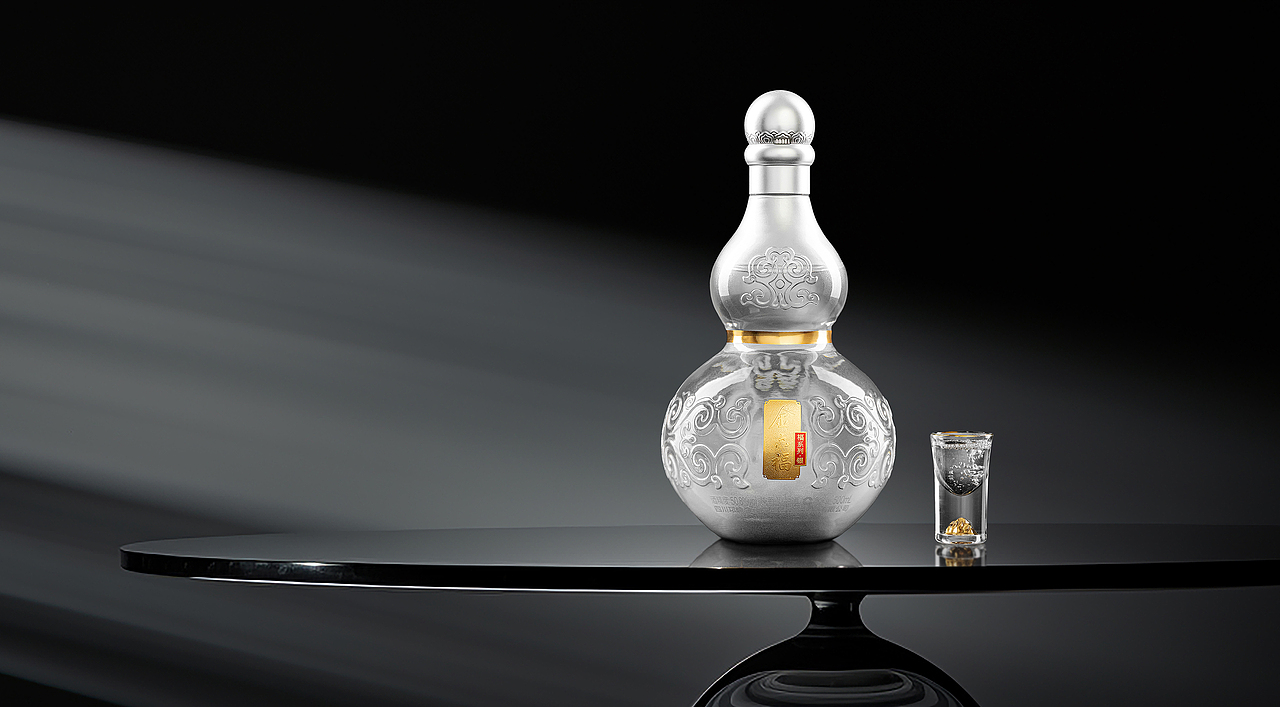 白酒拍摄-白酒摄影-产品拍摄-金六福-银福