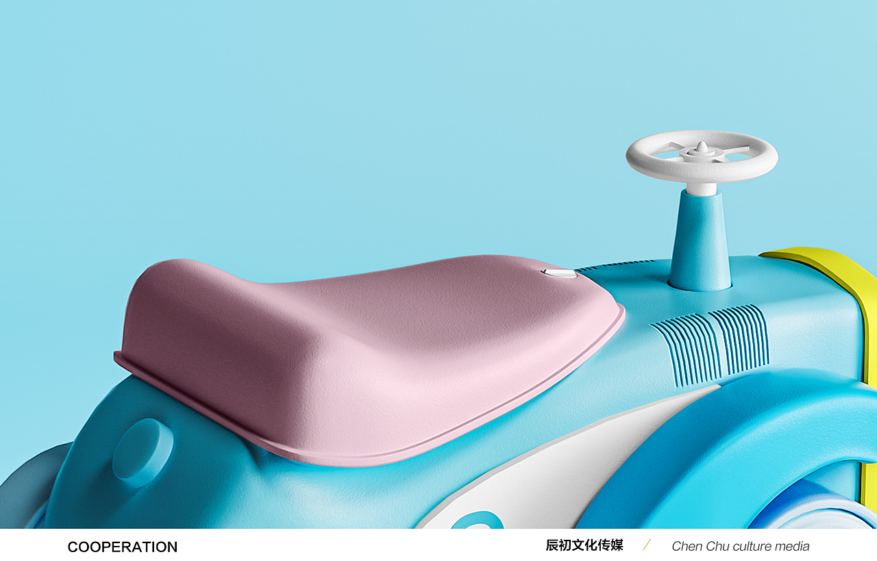 母婴--儿童摇摇马电商场景渲染