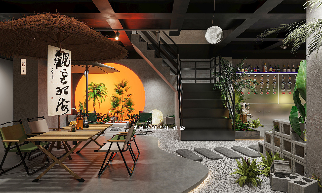 露营风小酒馆 | 让人身在城市,心在山野!