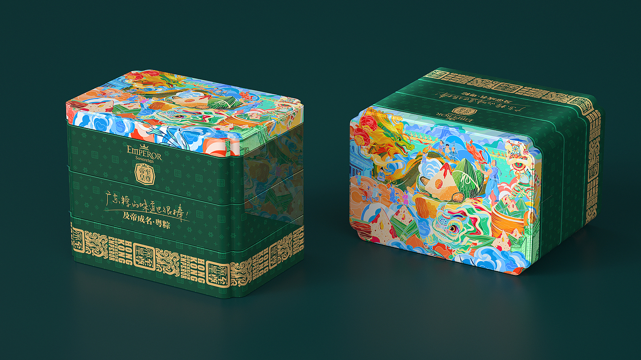 巨灵 x 香港帝皇 | 端午节粽子礼盒包装策划