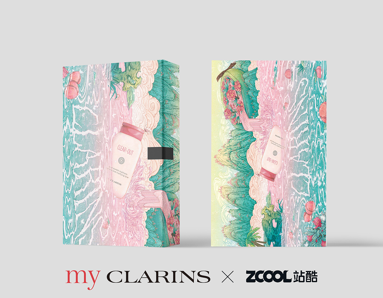 「好食肌長綻放」myCLARINS / 清爽綻放（圖ZMzQ1MjU5MzQ0） - 海報 - 站酷設(shè)計師森霖Art原創(chuàng)素材 - 站酷ZCOOL