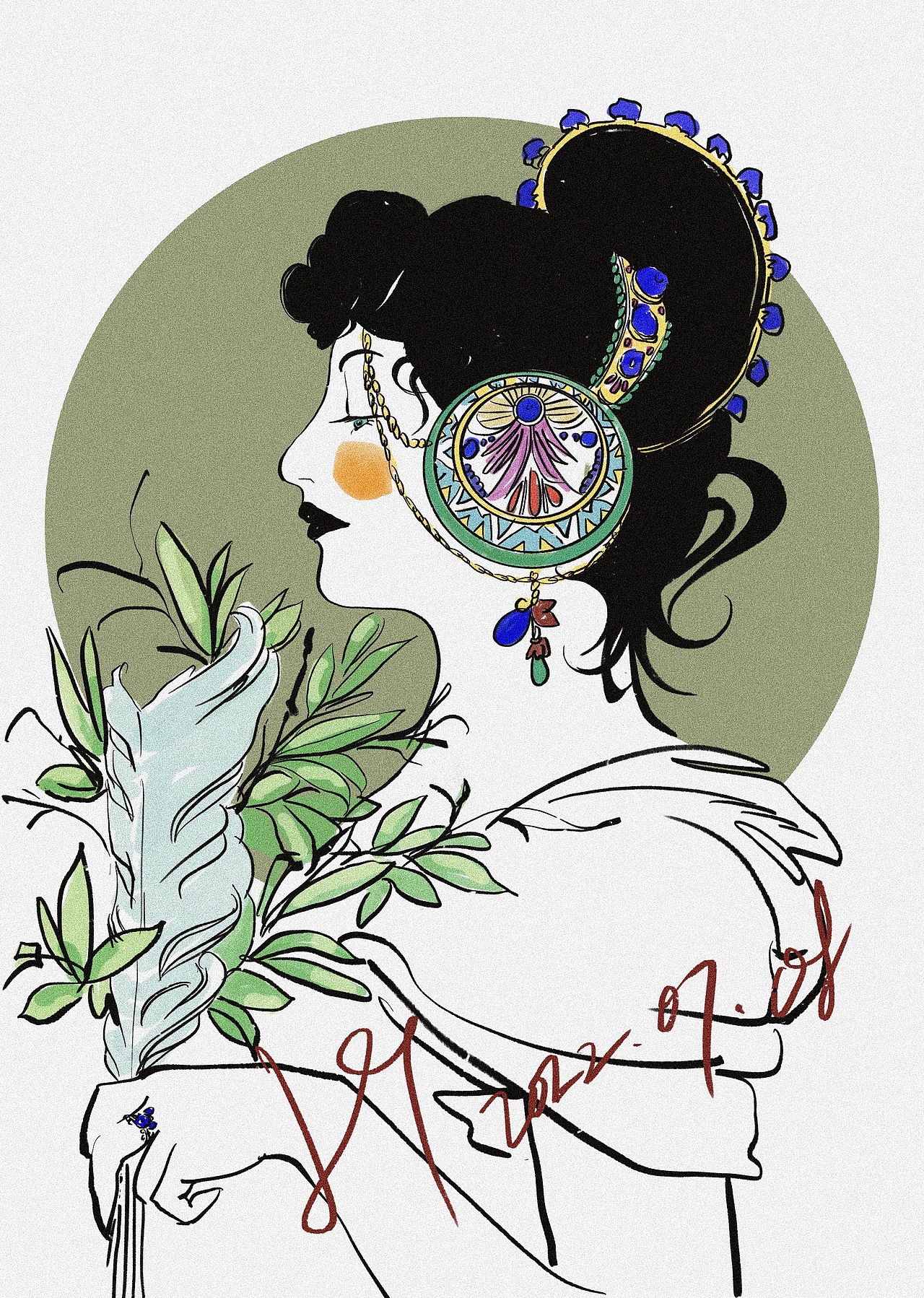 大树插画·致敬