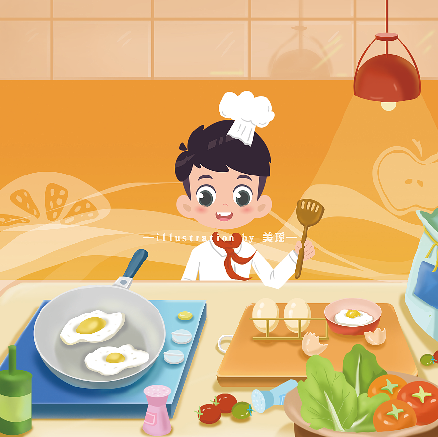 儿童教育类插画 x 清北网校合作（图ZMzA1NzEyNTc2） - 儿童插画 - 站酷设计师美瑶插画原创素材 - 站酷ZCOOL