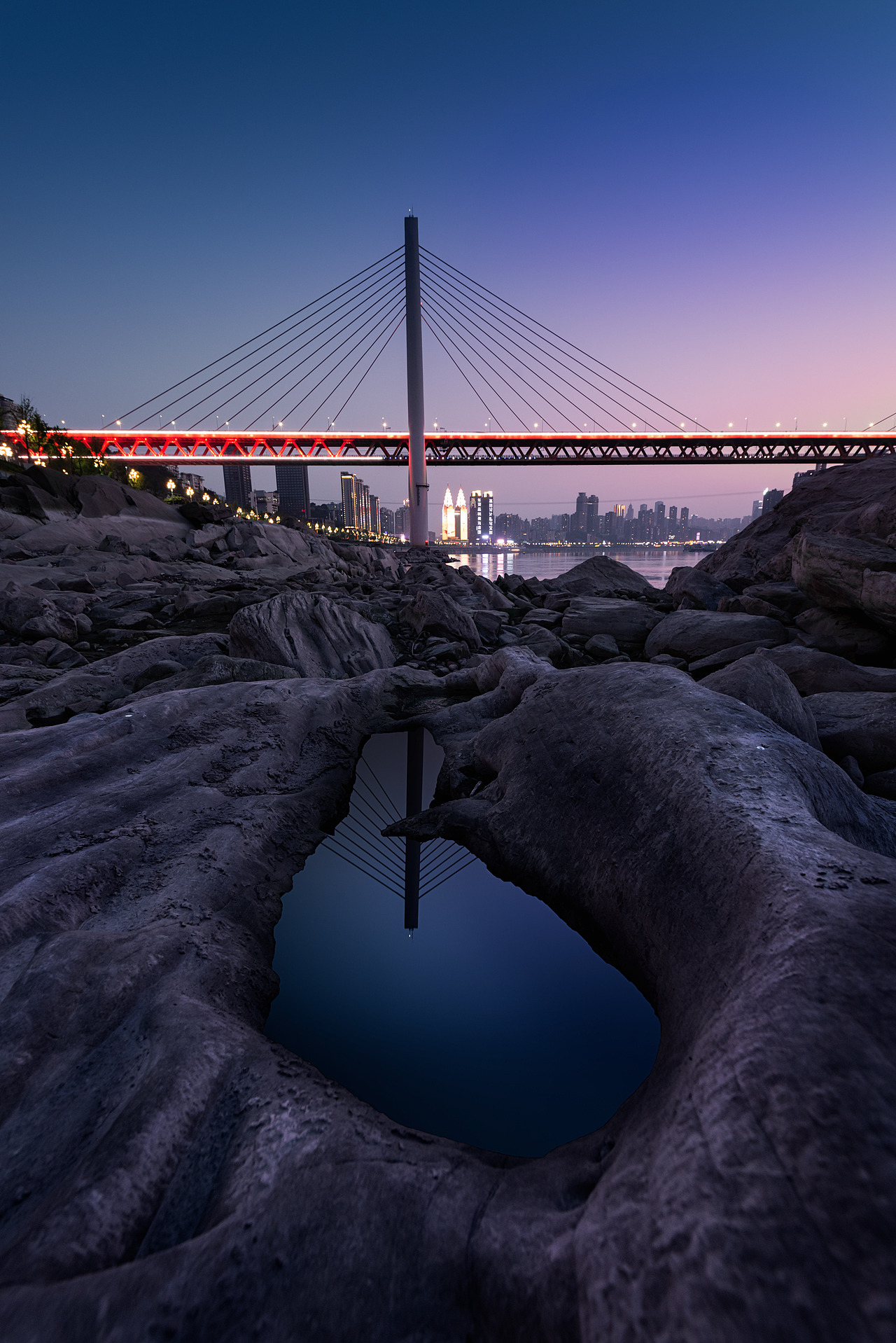 《桥都重庆》——东水门长江大桥（图ZMzUxMzI0NDM2） - 风光摄影 - 站酷设计师MINI黄原创素材 - 站酷ZCOOL