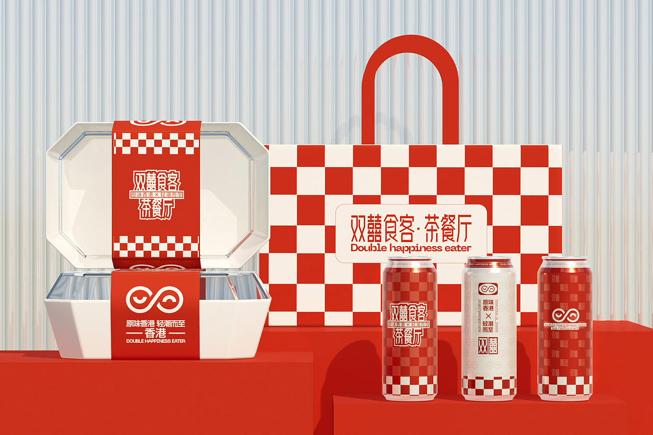 双囍食客 茶餐厅丨餐饮品牌设计（图ZMzY1MDU3ODcy） - 品牌 - 站酷设计师大碗视觉原创素材 - 站酷ZCOOL