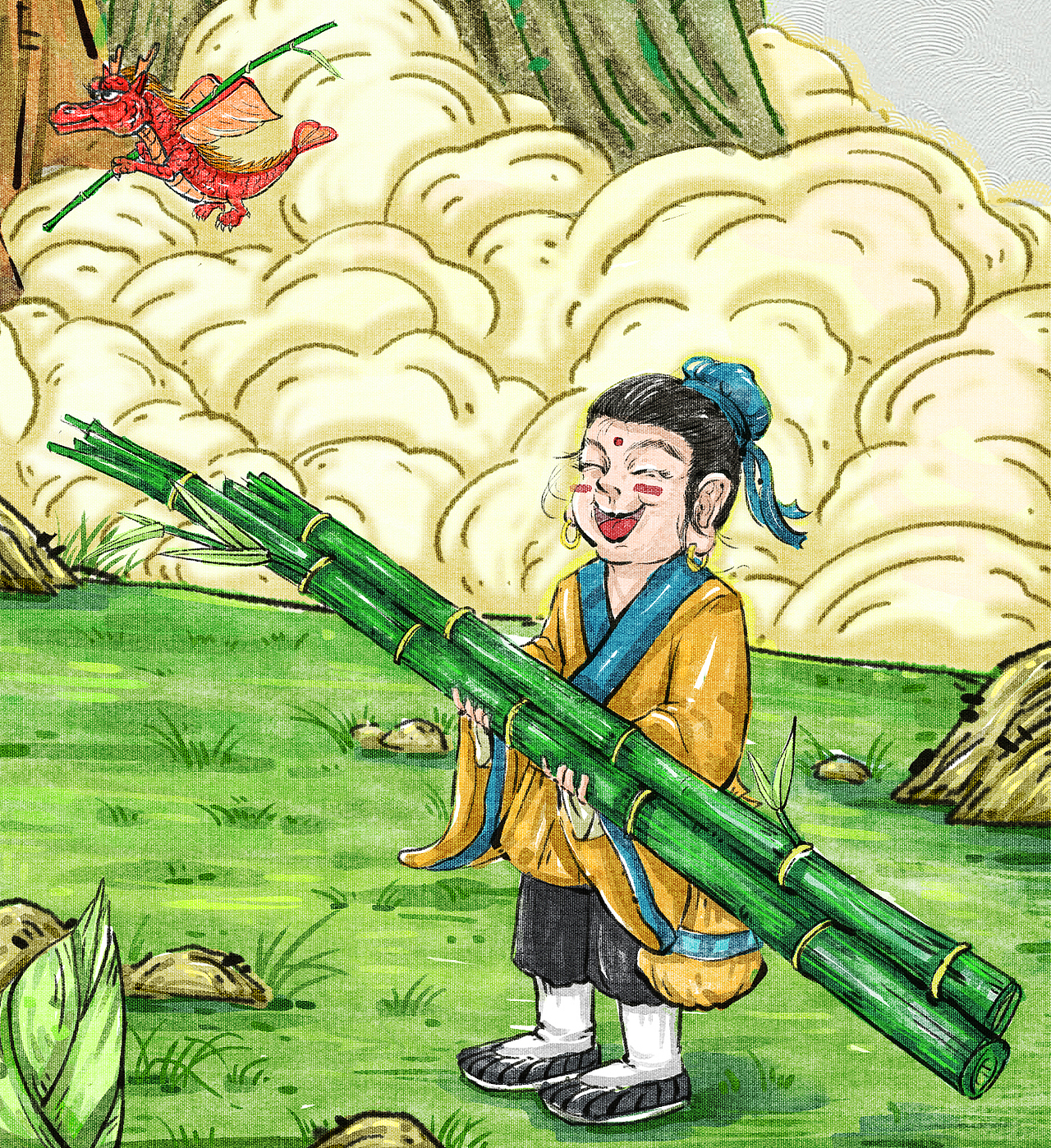 原创《弭乐游记》系列插画部分插图（图ZMzQ4MzMwNzYw） - 绘本 - 站酷设计师森霖Art原创素材 - 站酷ZCOOL