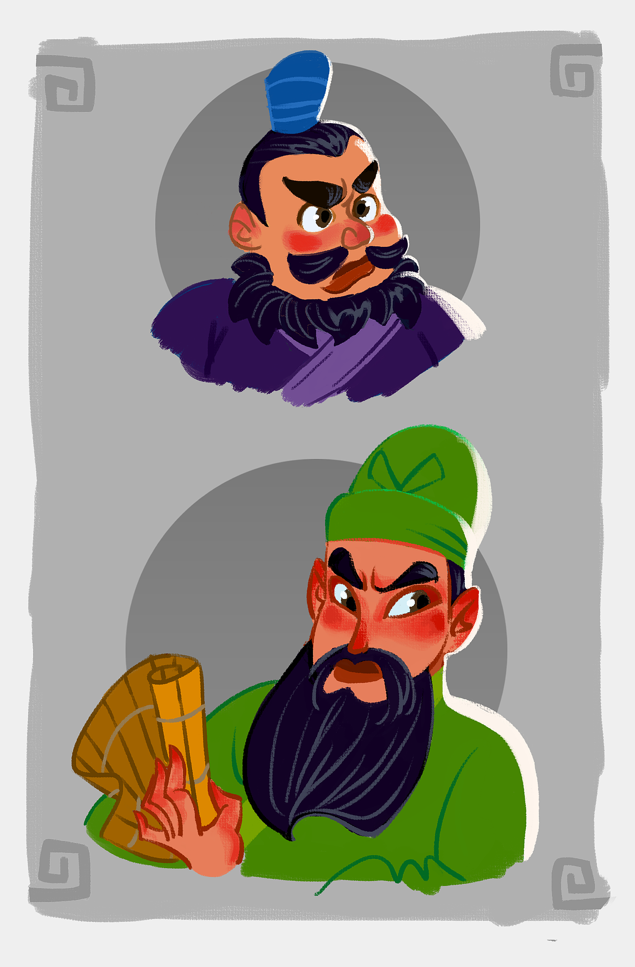 头像-欧美卡通插画风格