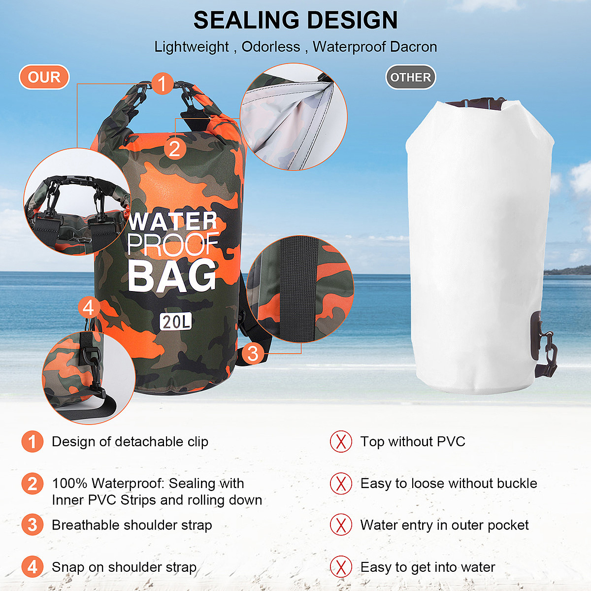 户外防水袋亚马逊主附图