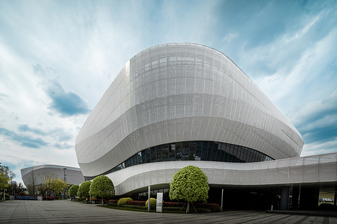 高新体育中心.建筑拍摄