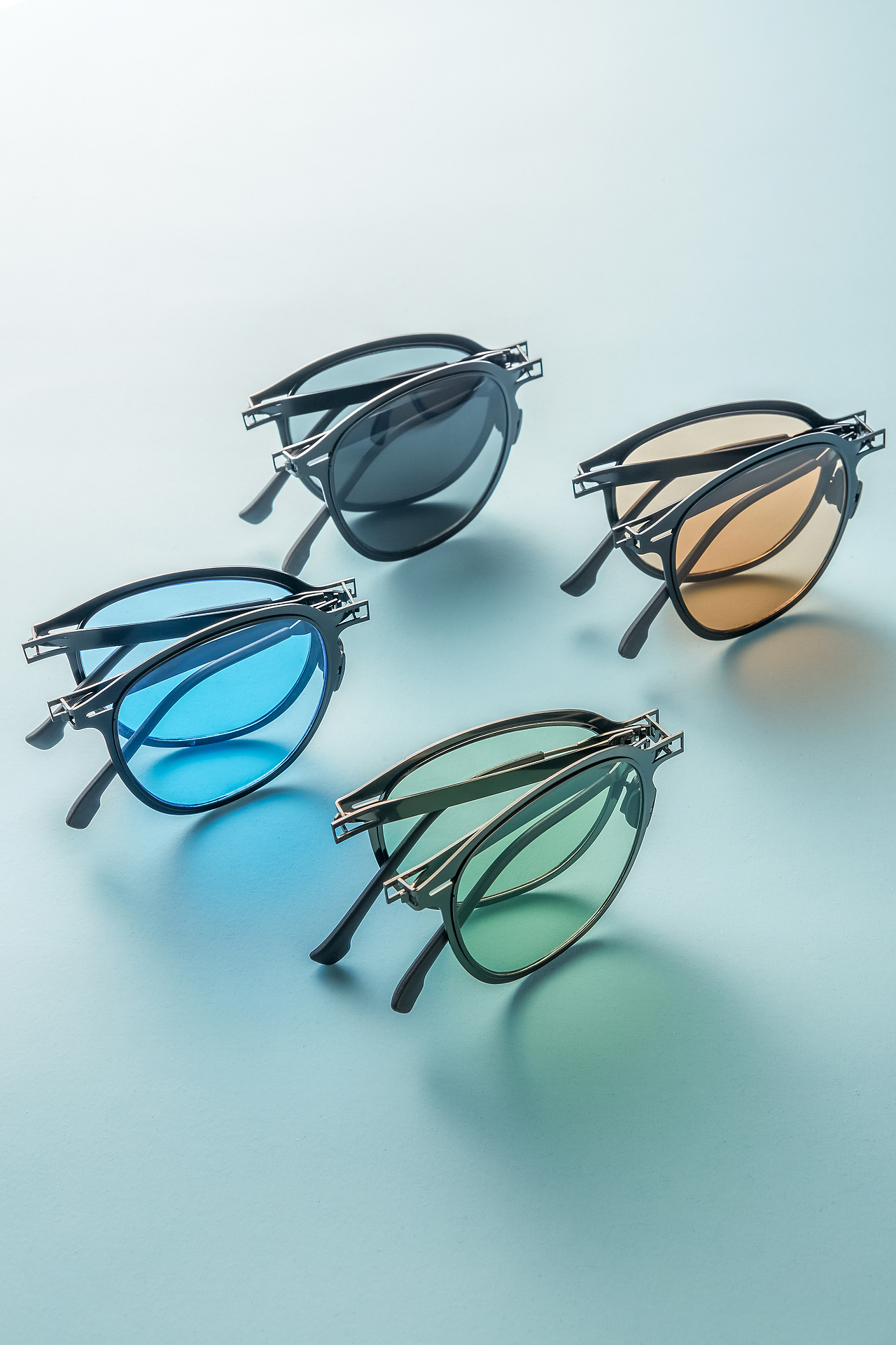 眼镜摄影 | 创意产品拍摄太阳镜车图眼镜折叠墨镜