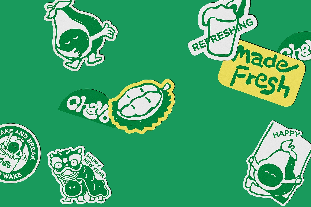 新加坡果茶Chavo品牌设计｜Made Fresh！