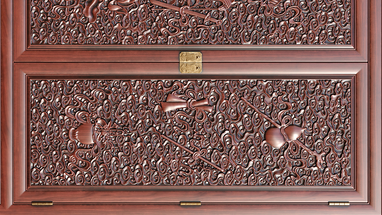 №348金丝楠衣柜建模渲染教程（图ZMzQxNDEzNTIw） - 生活用品 - 站酷设计师古色谷香原创素材 - 站酷ZCOOL