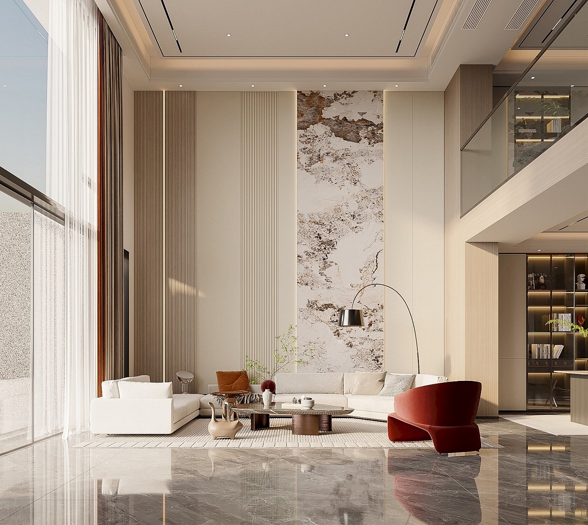 轻奢现代风格效果图