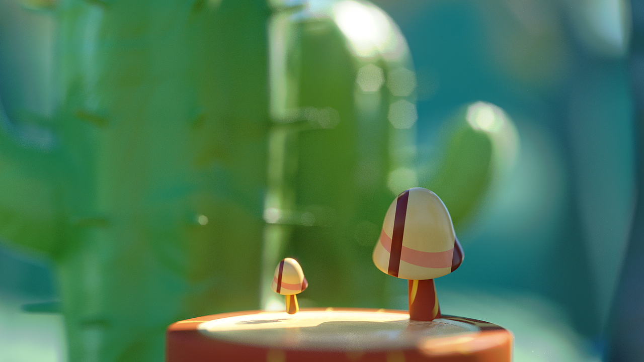 橡皮泥岛#卡通场景渲染练习