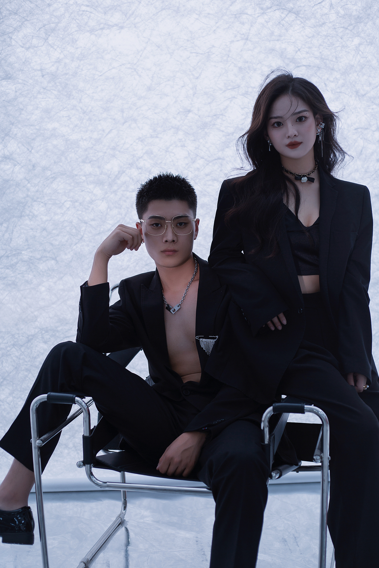 琪琪和鹏飞的婚照