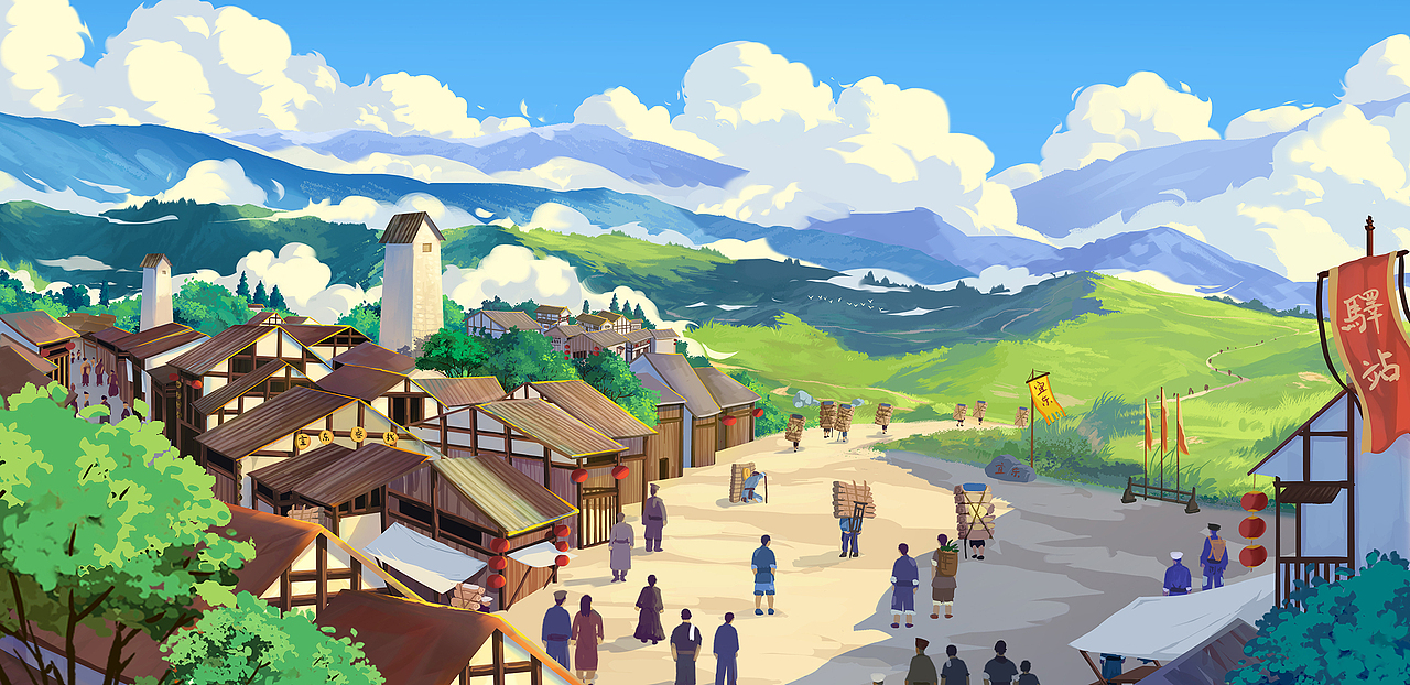 汉源插画（图ZMzMzMTMzNjk2） - 商业插画 - 站酷设计师天府举人原创素材 - 站酷ZCOOL