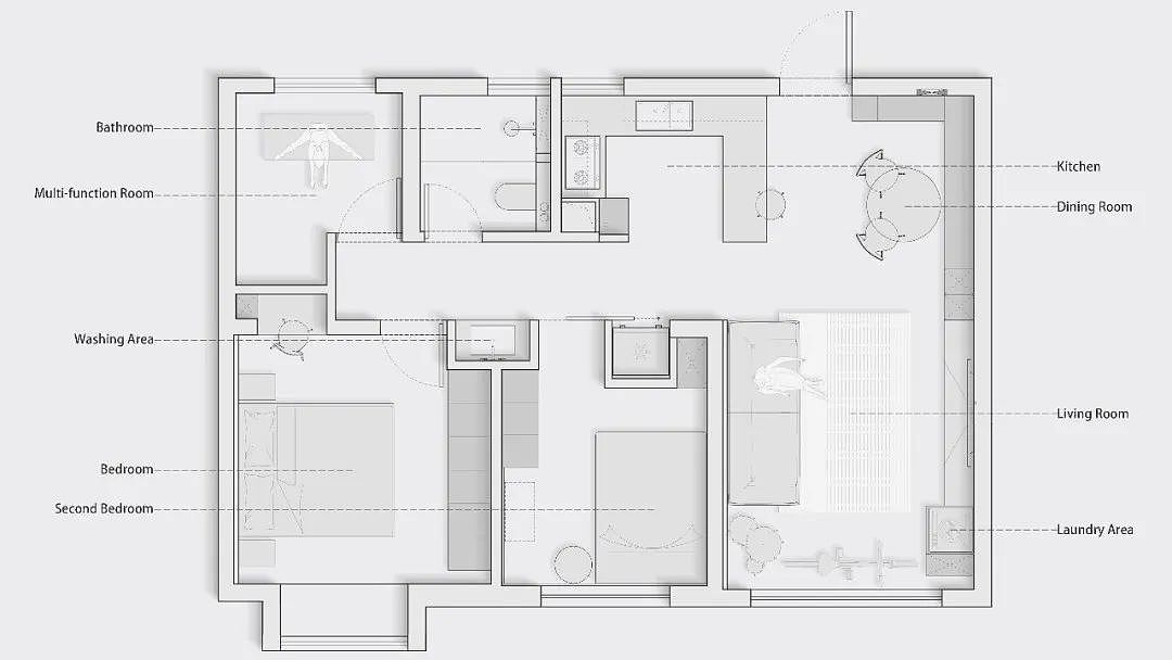 奶油味的家,去除繁复的装饰,让简约和温和填满生活!