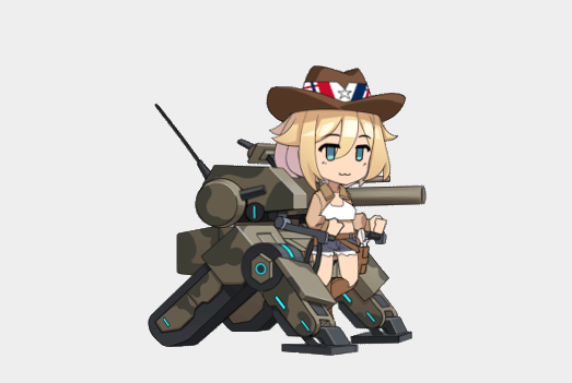 spine机甲少女（图ZMzE5Mjk5MTU2） - 其他动漫 - 站酷设计师橙子7972原创素材 - 站酷ZCOOL