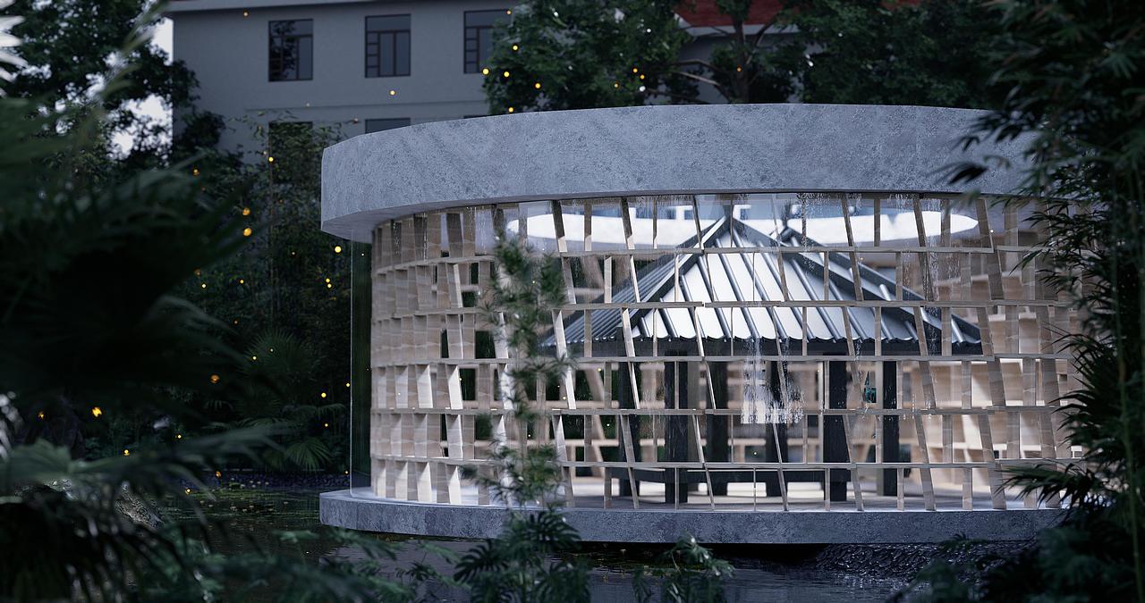 模型之海——大学生活动中心（图ZMzI1ODAyNjY0） - 场景 - 站酷设计师太子WTZ原创素材 - 站酷ZCOOL