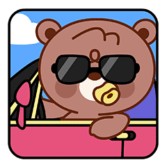 SUPER BEAR微信表情（图ZMzQ0Mjg0NDI0） - IP形象 - 站酷设计师奇果QIGOR原创素材 - 站酷ZCOOL