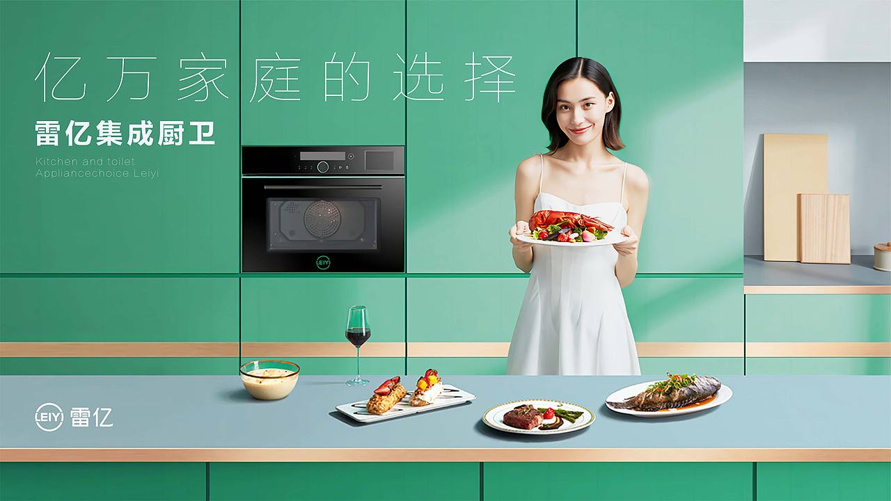 集成厨卫电器LEIYI|品牌设计|从零设计中心