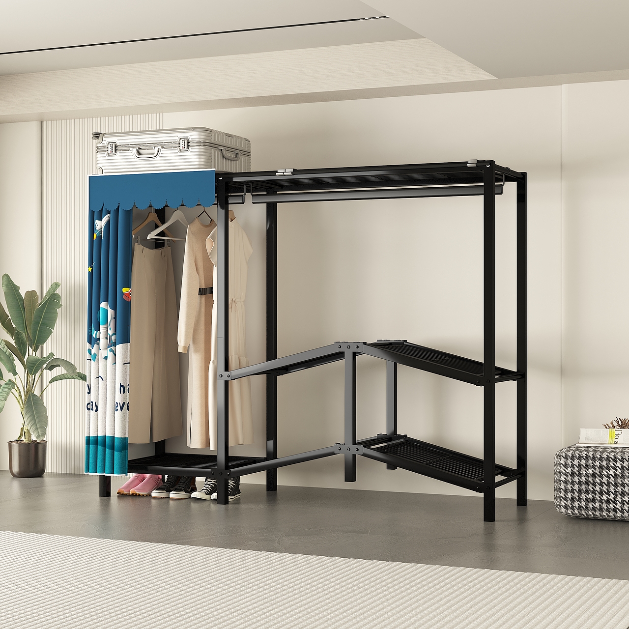 电商用折叠衣柜效果图