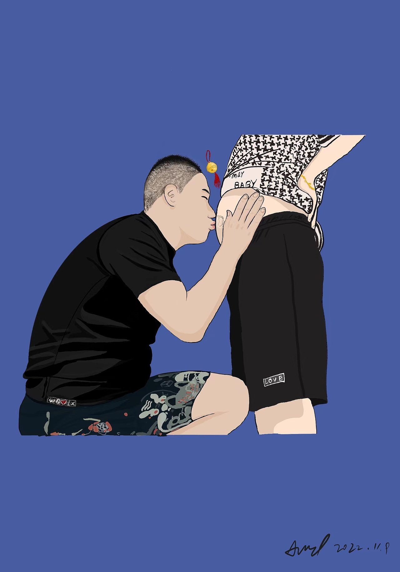 人物插画（图ZMzQ0ODA0NzQw） - 创作习作 - 站酷设计师空吖凌原创素材 - 站酷ZCOOL