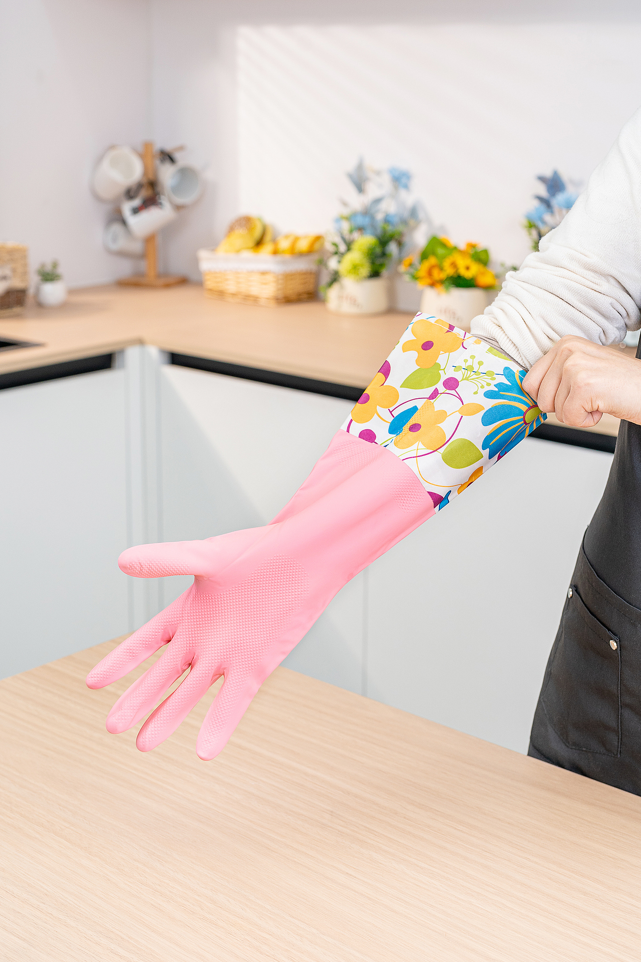 产品摄影丨加长橡胶防水手套