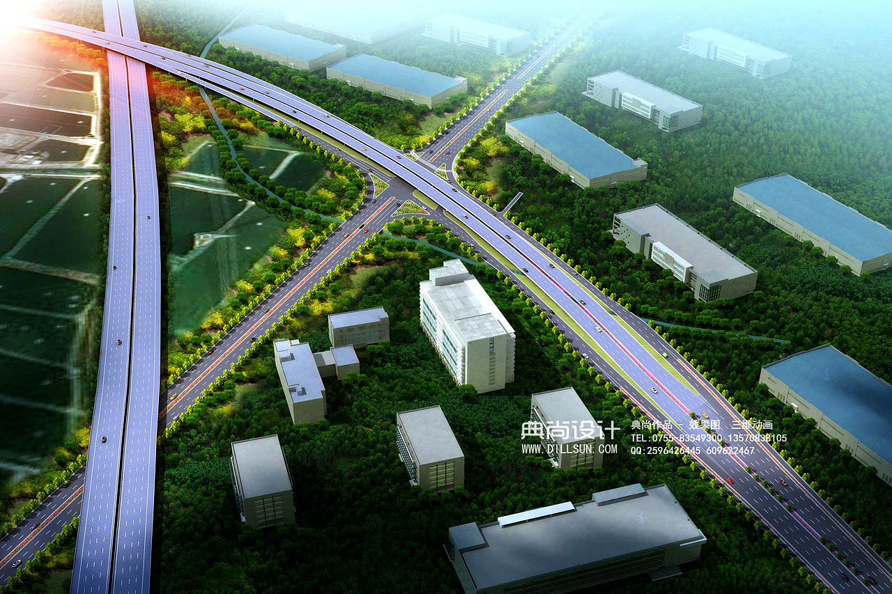 互通立交效果图1