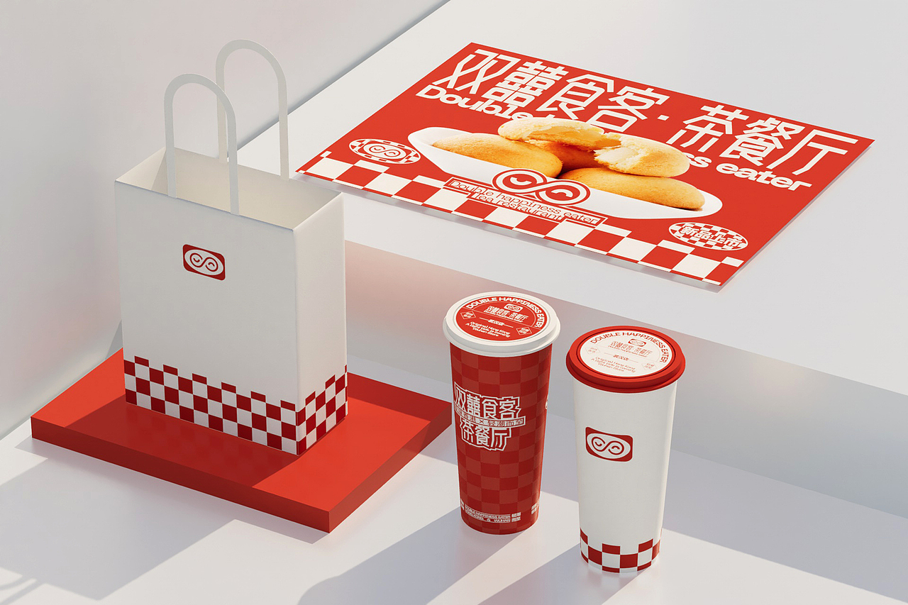 双囍食客 茶餐厅丨餐饮品牌设计（图ZMzY1MDU3OTYw） - 品牌 - 站酷设计师大碗视觉原创素材 - 站酷ZCOOL