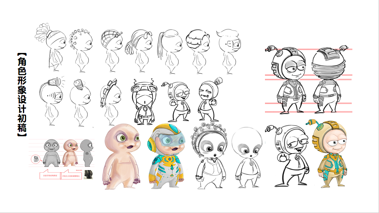 三维动画《外星人来了》原画设计