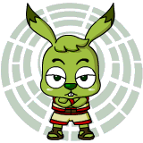 一套未完成的兔子漫画角色QQ表情