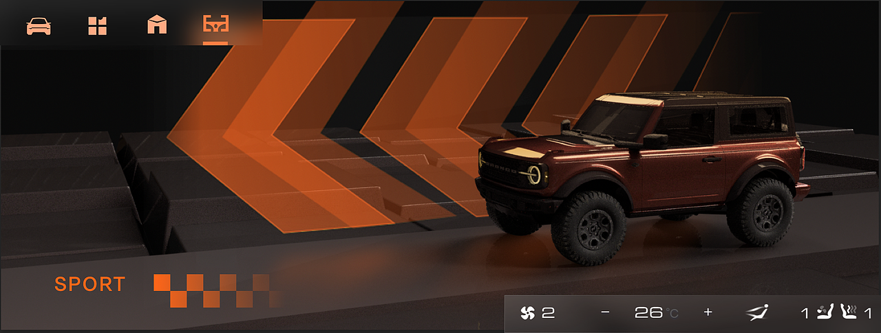 Ford bronco HMI 概念设计(含AIGC全流程设计)