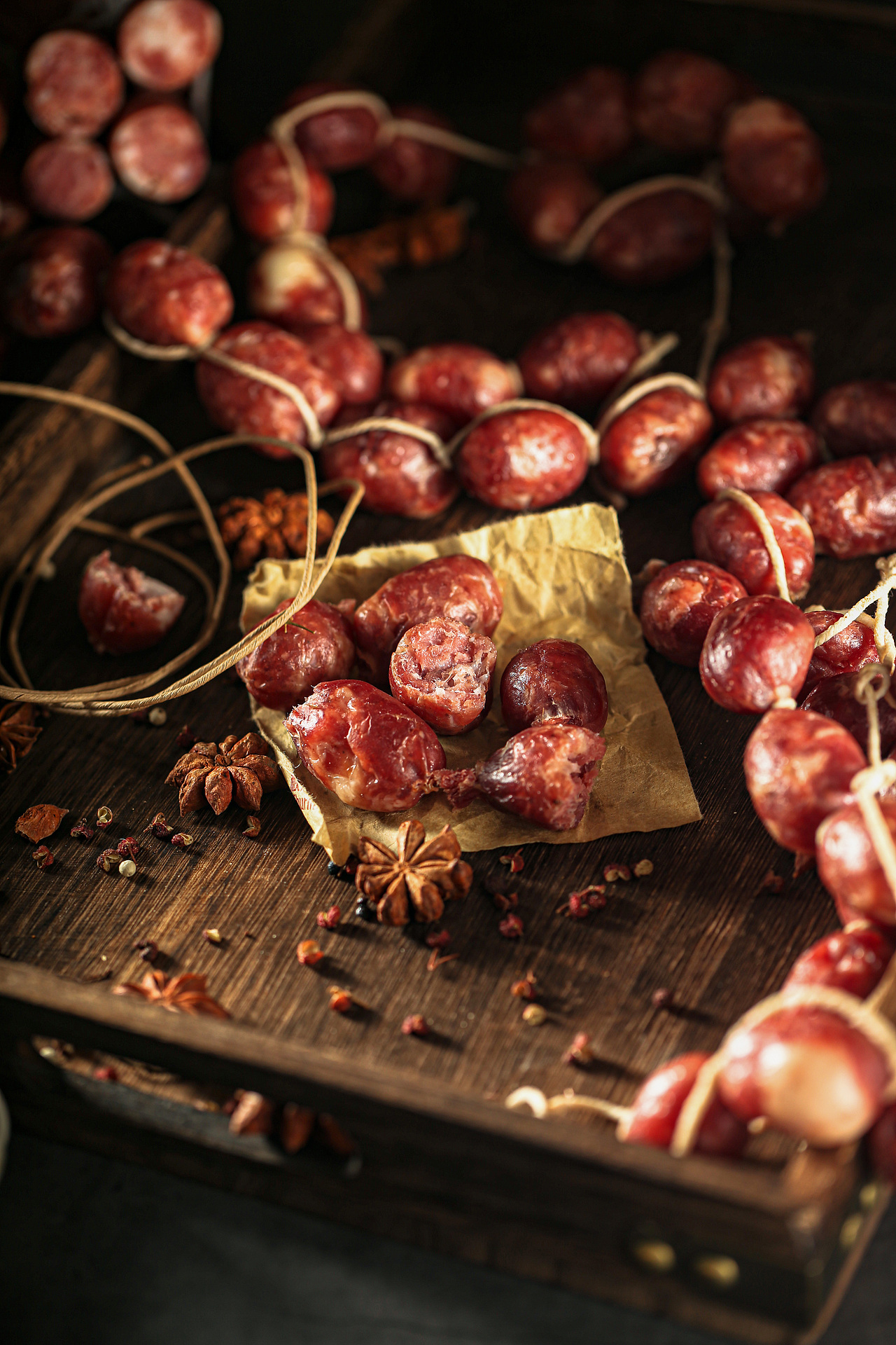 紅腸/風干腸/哈爾濱紅腸/美食拍攝/肉灌產品/產品攝影（圖ZMzQwNzUxNTk2） - 產品攝影 - 站酷設計師周大富80原創(chuàng)素材 - 站酷ZCOOL