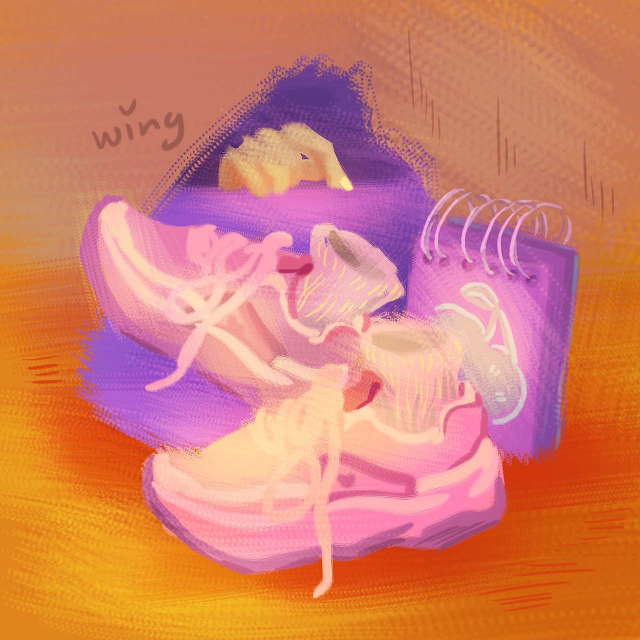 摩擦摩擦粉色滑板鞋（图ZMzI4NDY3NTg4） - 儿童插画 - 站酷设计师wing08816原创素材 - 站酷ZCOOL